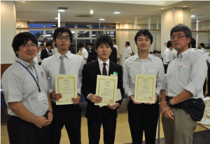 東田研の松尾君，藤崎君，中村君が日本鉄鋼協会で受賞しました！