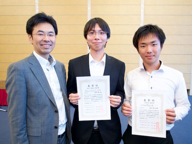山崎研の星野君(D1)と石橋君(M2)が、日本鉄鋼協会・日本金属学会九州支部平成30年度合同学術講演会にて英語口頭発表優秀賞および口頭発表優秀賞を受賞しました！