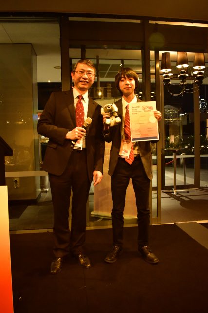 増田君がYoung Researcher Awardを受賞しました！