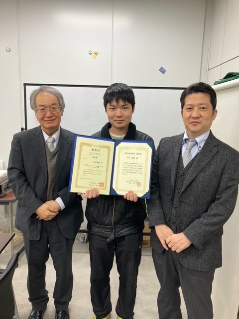 土山研M２の松田恭輔君が、第180回秋季講演大会にて学生ポスターセッション(奨励賞)、第90回秋季講演大会にて研究発表奨励賞(優秀賞)を受賞しました！