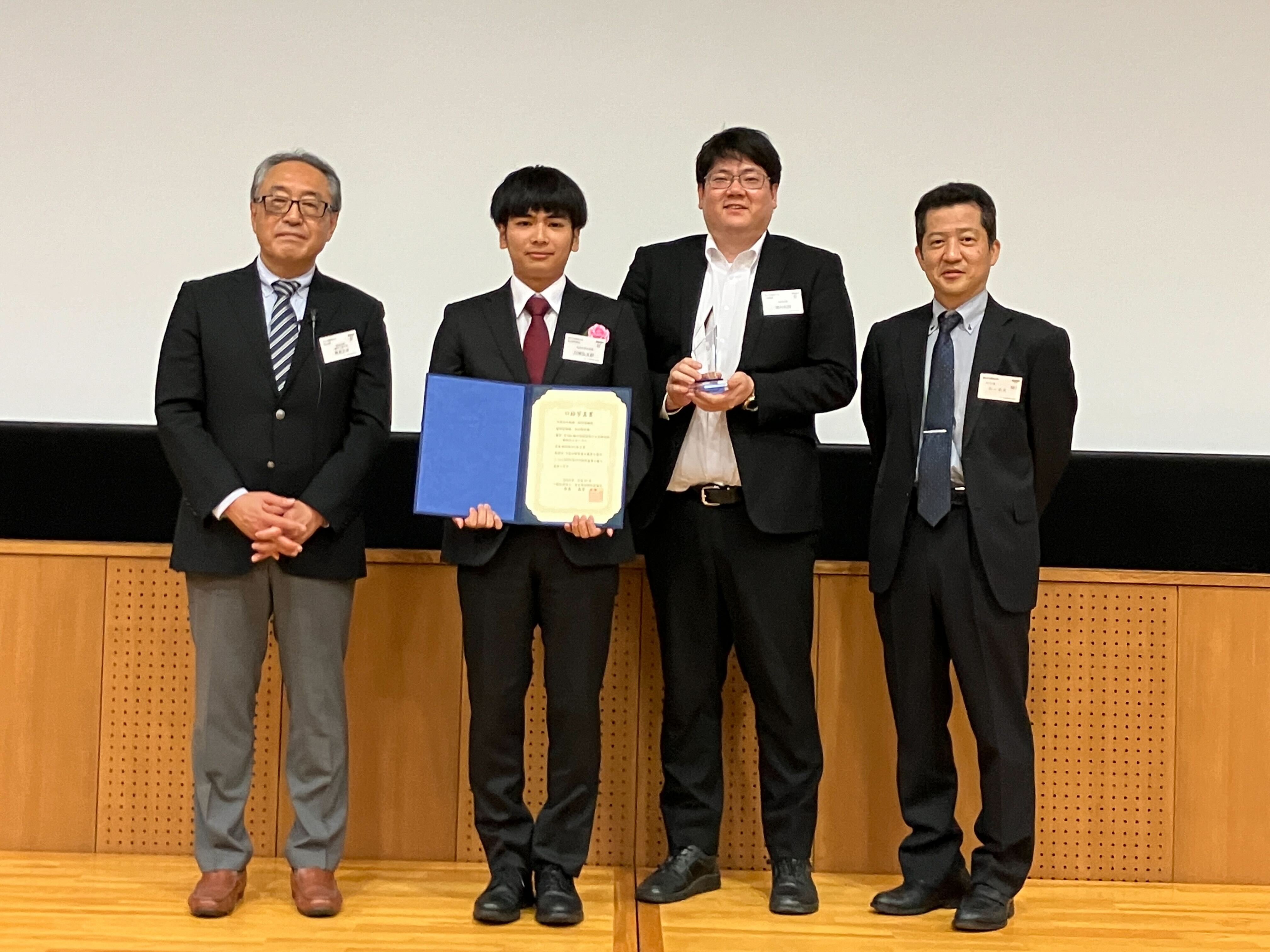 土山研の川原弘太郎君(D1)が2023 年度(令和5年度)日本熱処理技術協会にて口絵写真賞を受賞しました！